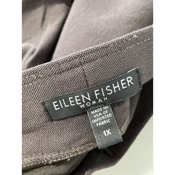 Eileen Fisher Pants Plus Size 1X Elastic Waist Pull On Stretch Business Casual - Picture 4 of 6